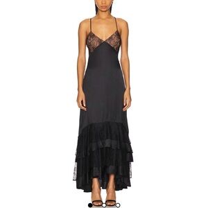 corset lace maxi dress Celina Lace Corset Maxi Gown, XL / White